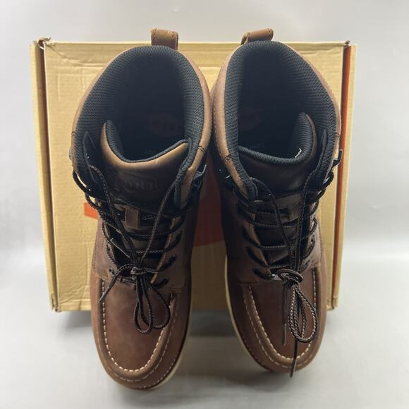 Brown Leather Men's Boots - Picture 5 of 10